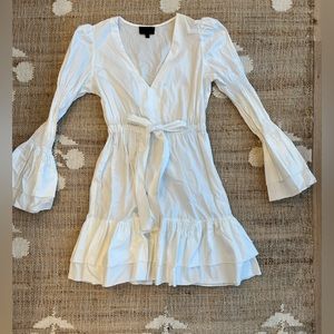 White intermix dress